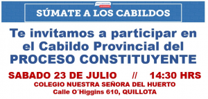 Invitación Cabildo Provinicial